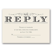 Dapper Day - Response Card and Envelope