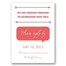 Modern Romance - Response Card and Envelope
