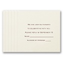 Lovely Lines - Response Card and Envelope