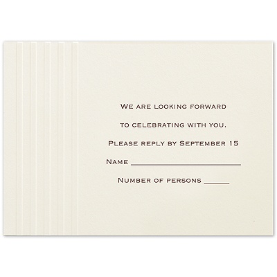 Lovely Lines - Response Card and Envelope