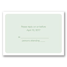 Window of Love - Response Card and Envelope
