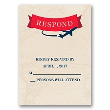 Passport to Love - Response Card and Envelope