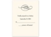 Wrapped in Love - Antique White Response Card and Envelope