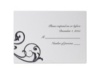 Uptown Swirl - Response Card and Envelope