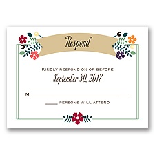 Splendid Season - Response Card and Envelope