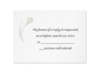 Elegant Lilies - Response Card and Envelope