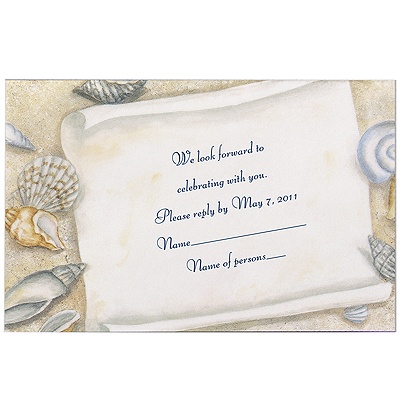 To the Shore - Response Card and Envelope