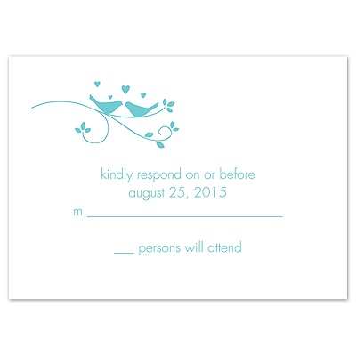 Cozy Charm - Response Card and Envelope