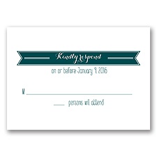 Forest Romance - Response Card and Envelope