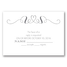 Gracefully Wed - Response Card and Envelope