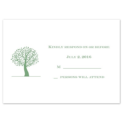 Harmony - Response Card and Envelope