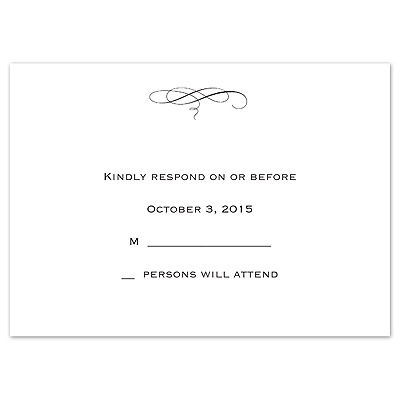 Ovation - Response Card and Envelope
