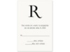 Modern Elegance Stamp - Bright White Response Card
