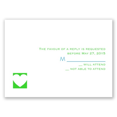Make A Statement - Response Card and Envelope