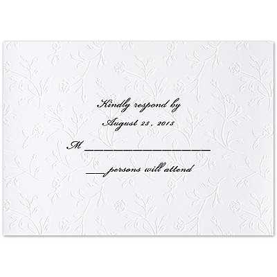 Enchantment - Response Card and Envelope
