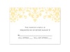 Romance - Canary Response Card and Envelope