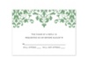 Romance - Clover Response Card and Envelope