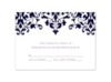 Romance - Lapis Response Card and Envelope