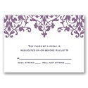 Romance - Wisteria Response Card and Envelope
