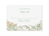 Flourish with Golden Shadow - Clover - Response Card and Envelope