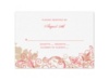 Flourish with Golden Shadow - Guava - Response Card and Envelope