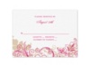 Flourish with Golden Shadow - Watermelon - Response Card and Envelope