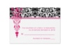 Loving Damask - Response Card and Envelope