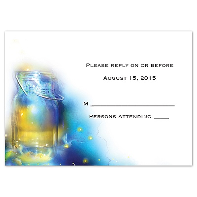 Love Lights - Response Card and Envelope