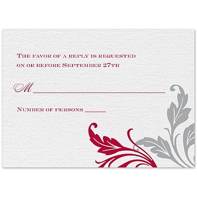 Fascination - Response Card and Envelope