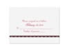 Simply Elegant - Response Card and Envelope
