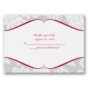 White Lace - Response Card and Envelope