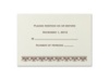 Signature - Response Card and Envelope