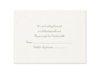Response Card and Envelope