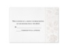 White On White Response Card and Envelope