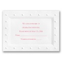 Petite Dot Border - Response Card and Envelope