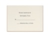 Edged in Gold - Response Card and Envelope