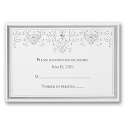 Sparkling Hearts - Response Card and Envelope