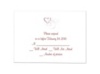 Skipped a Beat - Response Card and Envelope