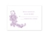Lace Swirl - Response Card and Envelope
