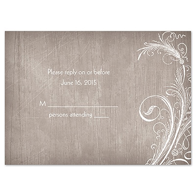True Romance - Response Card and Envelope
