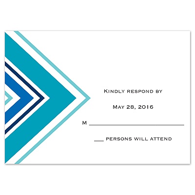 Metro Style - Malibu - Response Card and Envelope