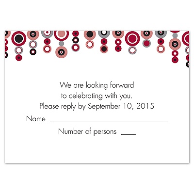Inspired - Apple - Response Card and Envelope