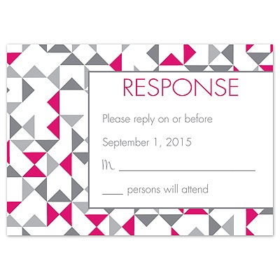 Looking Sharp - Response Card and Envelope