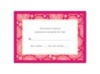 Perfect Paisley Duet - Watermelon - Response Card and Envelope