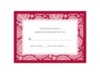 Perfect Paisley Duet - Apple - Response Card and Envelope