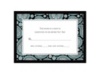 Perfect Paisley Duet - Black - Response Card and Envelope