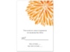 Burst of Love - Tangerine - Response Card and Envelope
