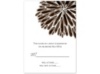 Burst of Color - Chocolate - Response Card and Envelope