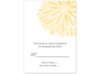 Burst of Color - Canary - Response Card and Envelope