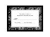 Perfect Paisley - Black - Response Card and Envelope